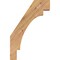 Ekena Millwork 3 1/2"W x 16"D x 24"H Merced Smooth Knee Brace, Western Red Cedar BRC04X16X24MRC00SWR - alternate 2